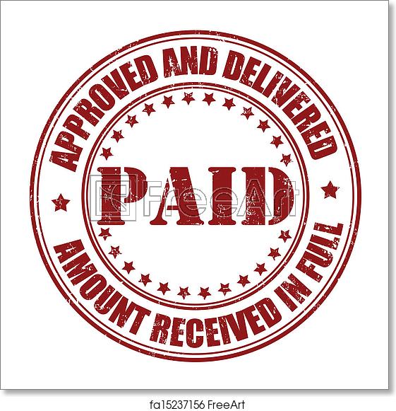 561x581 Free Art Print Of Paid St Paid Grunge Rubber St Vector