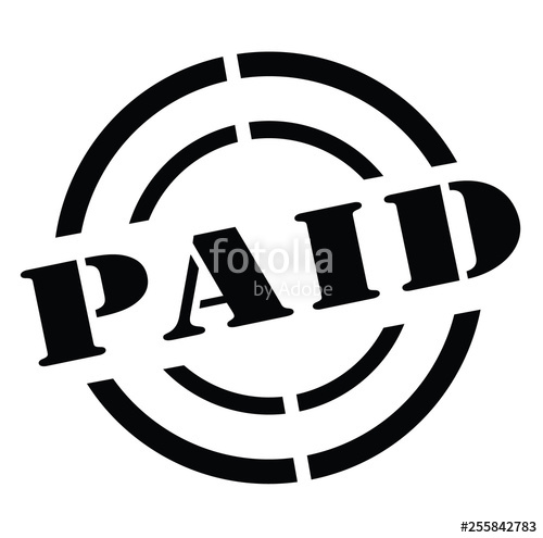 500x495 Paid Stamp Stock Image And Royalty Free Vector On Fotolia