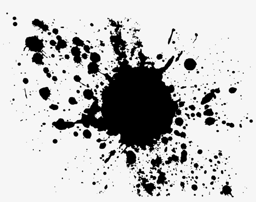 820x646 Paint Splatter Vector Png