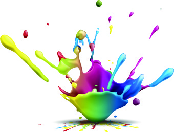 340x258 Vector Paint Splash Free Vector Download
