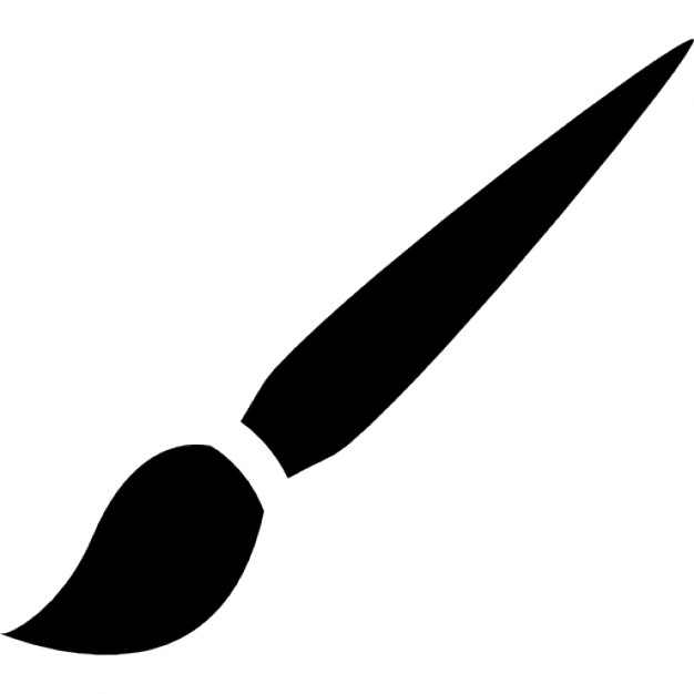 626x626 Paint Brush Icon Vector