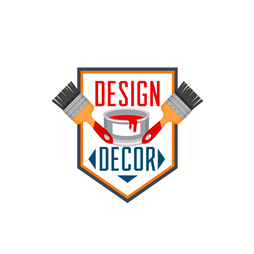 Paint Brush Logo Vector