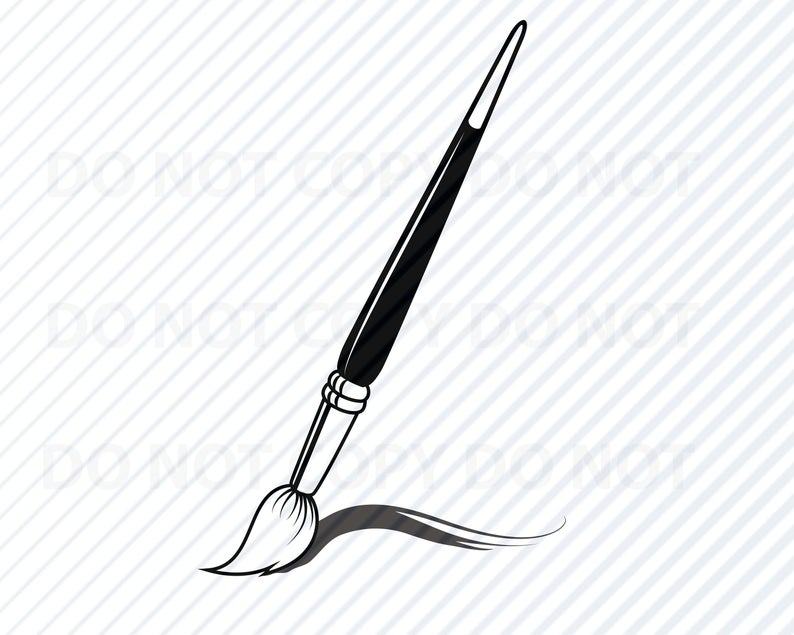 794x635 Paint Brush Vector Images Clipart Painting Etsy