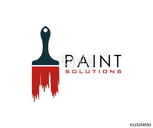 500x420 Paint Brush Logo Stock Image And Royalty Free Vector