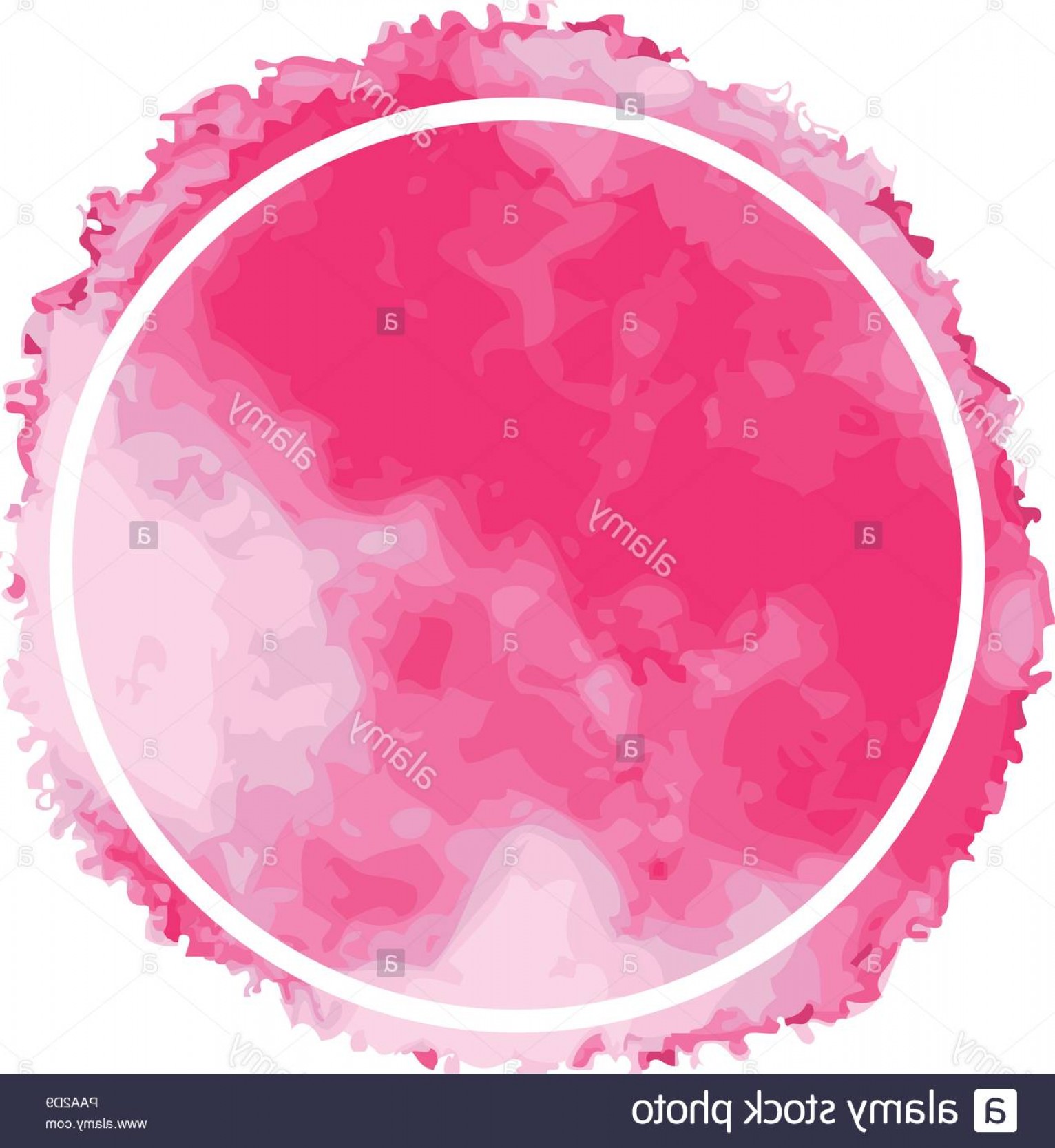 1532x1668 Vector Watercolor Round Background With A Round Line Paint Brush