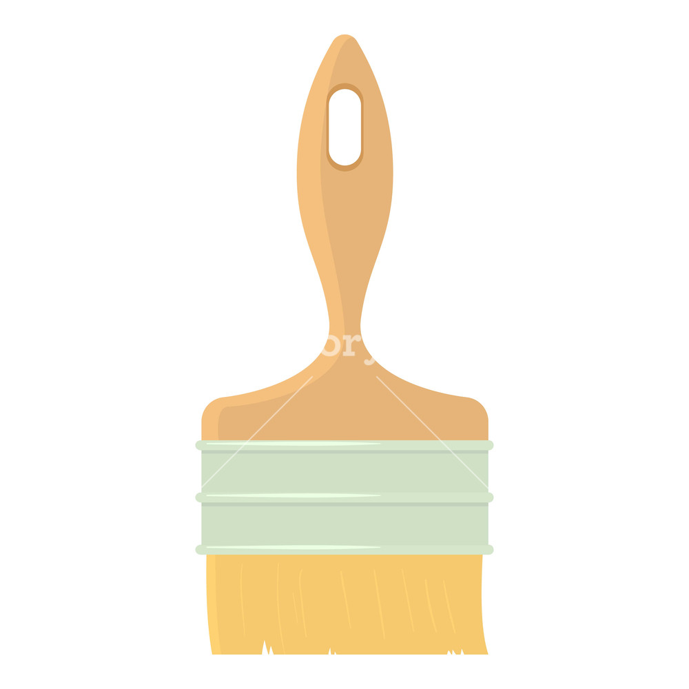 1000x1000 Paint Brush Icon Cartoon Illustration Of Paint Brush Vector Icon