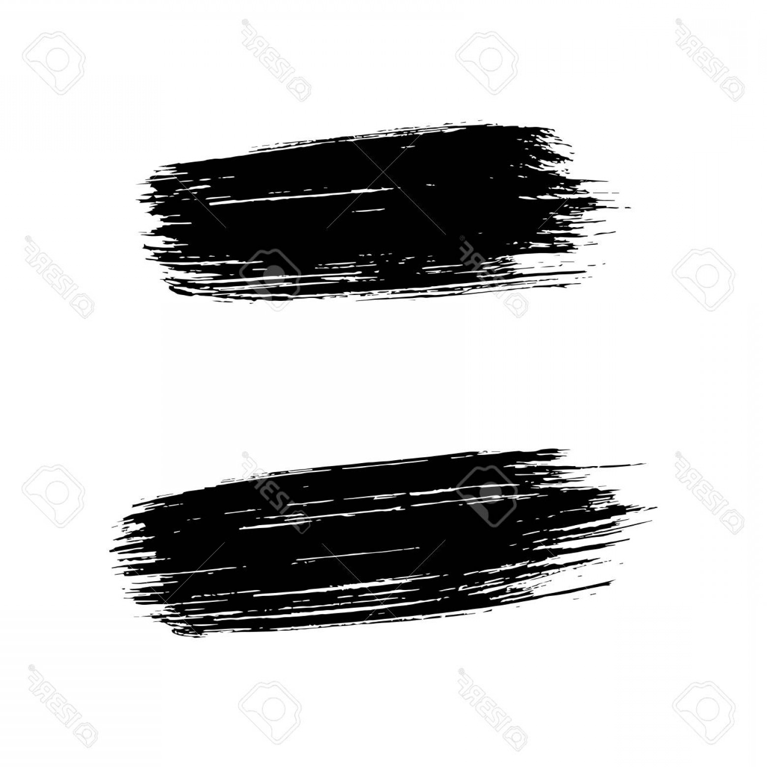 1560x1560 Photostock Vector Black Ink Hand Drawn Paintbrush Brush Vector