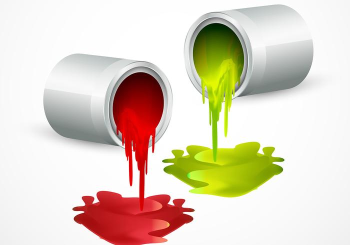 Paint Bucket Vectors With Colors 700x490 Paint Bucket Vectors With Colors