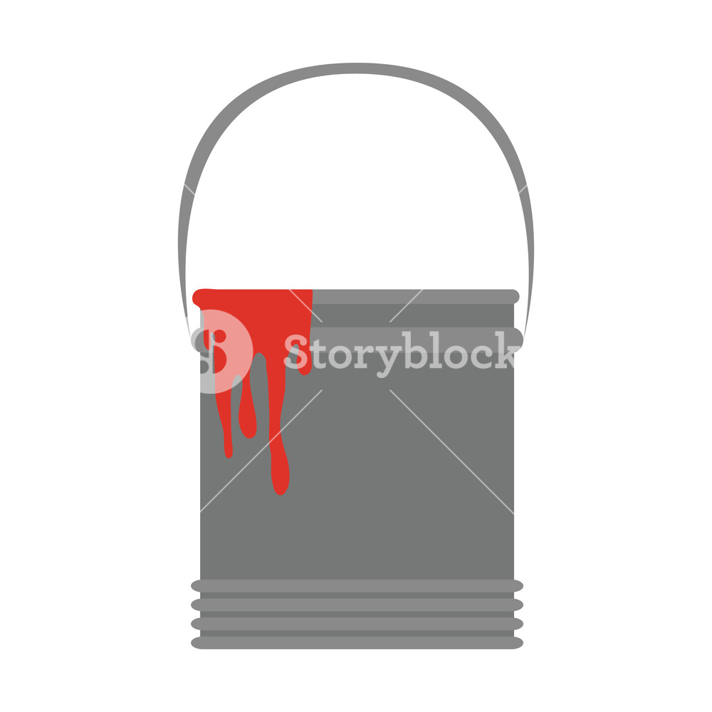 Paint Bucket Isolated Cartoon Vector Illustration Graphic Design 1000x1000 Paint Bucket Isolated Cartoon Vector Illustration Graphic Design