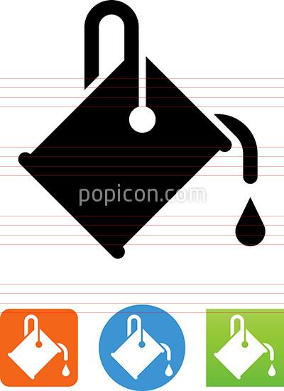 Vector Paint Bucket Icon 400x551 Vector Paint Bucket Icon