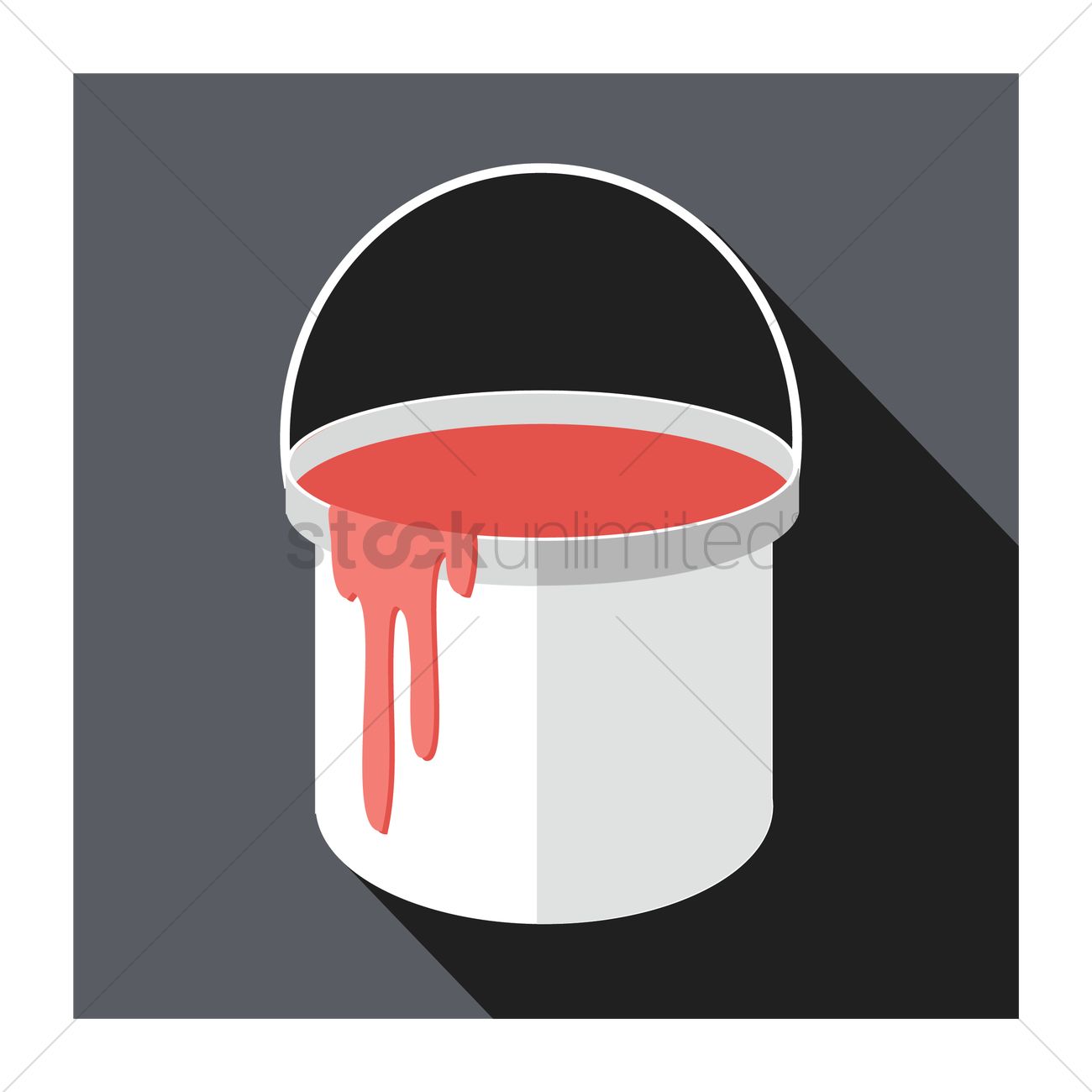 Free A Paint Bucket Vector Image 1300x1300 Free A Paint Bucket Vector Image