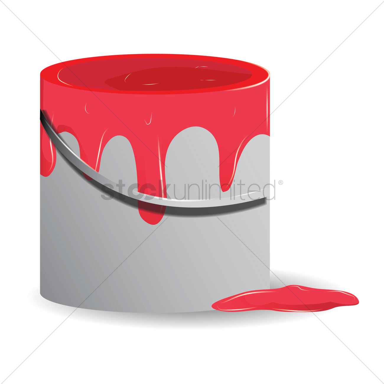 1300x1300 Paint Can Vector Image