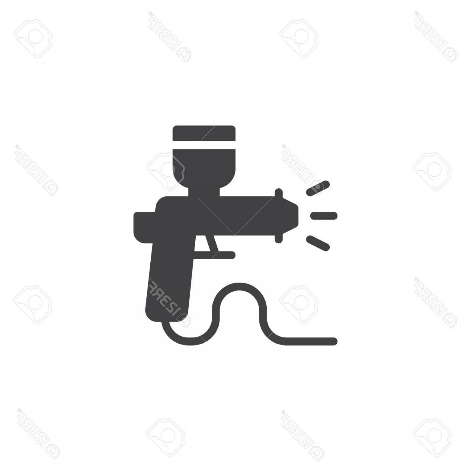 Paint Gun Vector