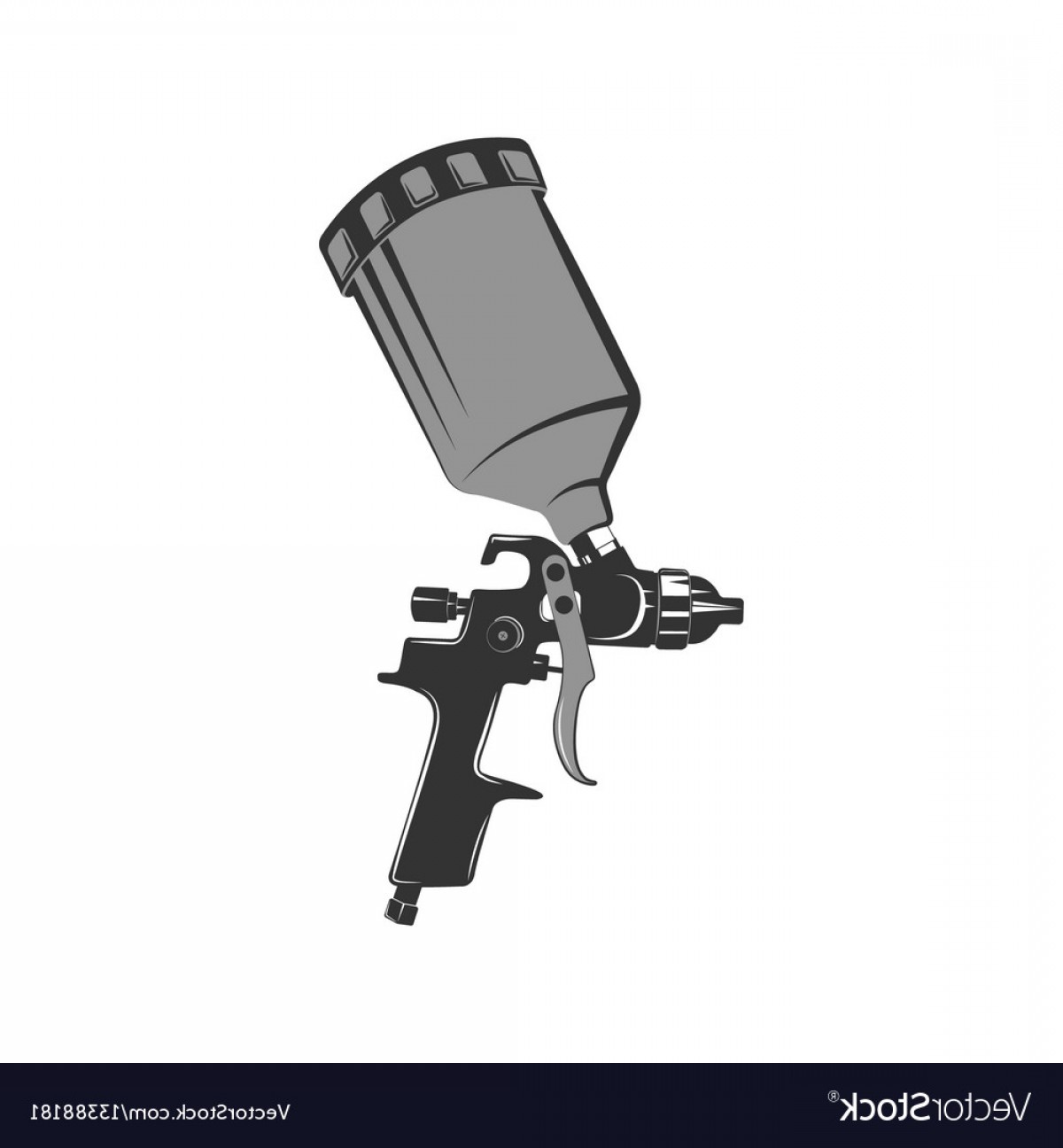 Paint Gun Vector at Collection of Paint Gun Vector