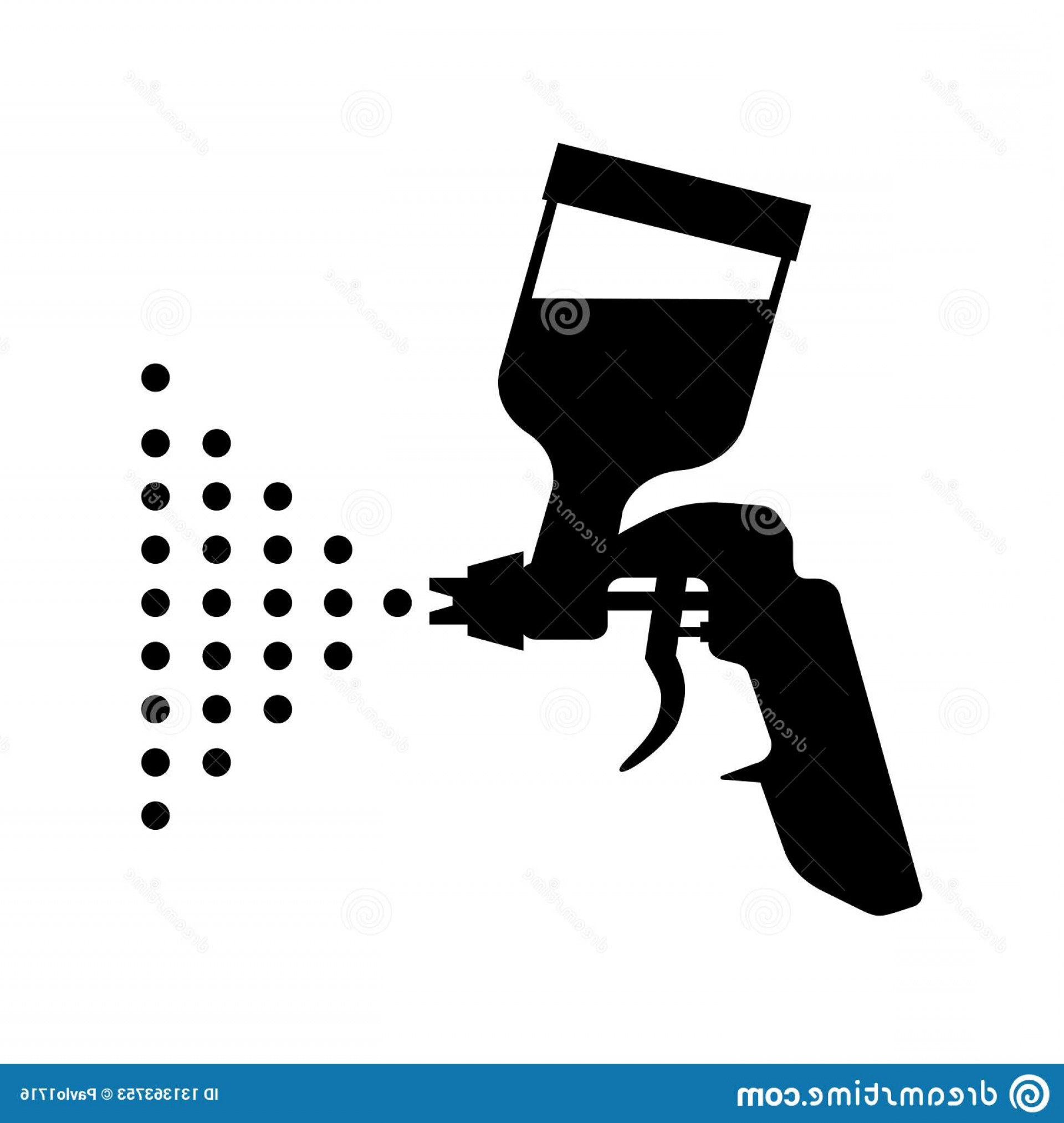 Paint Gun Vector at Collection of Paint Gun Vector