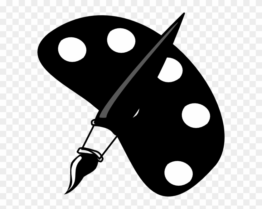 840x671 Paint Palette Black Clip Art