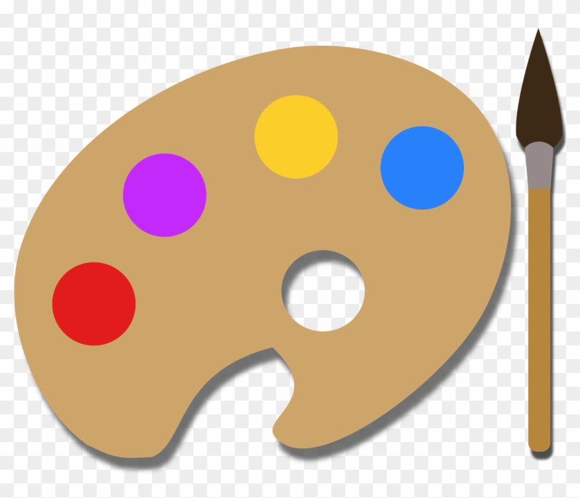 840x721 Palette Clip Art Library Cartoon Paint