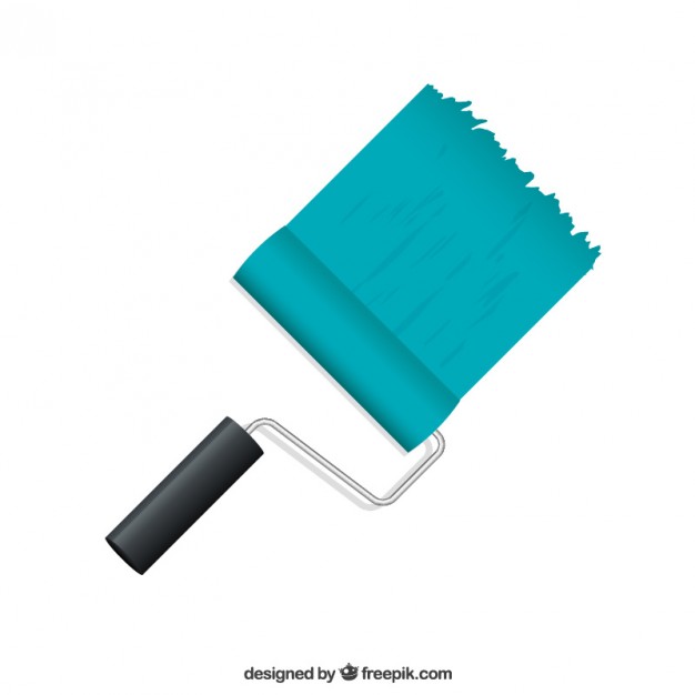 626x626 Paint Roller Vector Premium Download