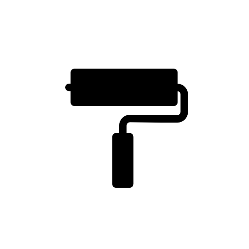 512x512 Paint Roller Vector Icon
