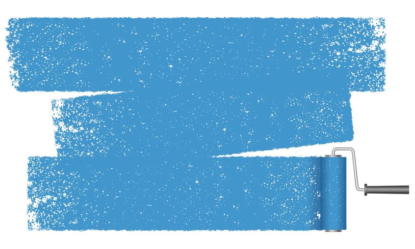 814x490 Paint Roller Abstract Background Isolated On A White Background