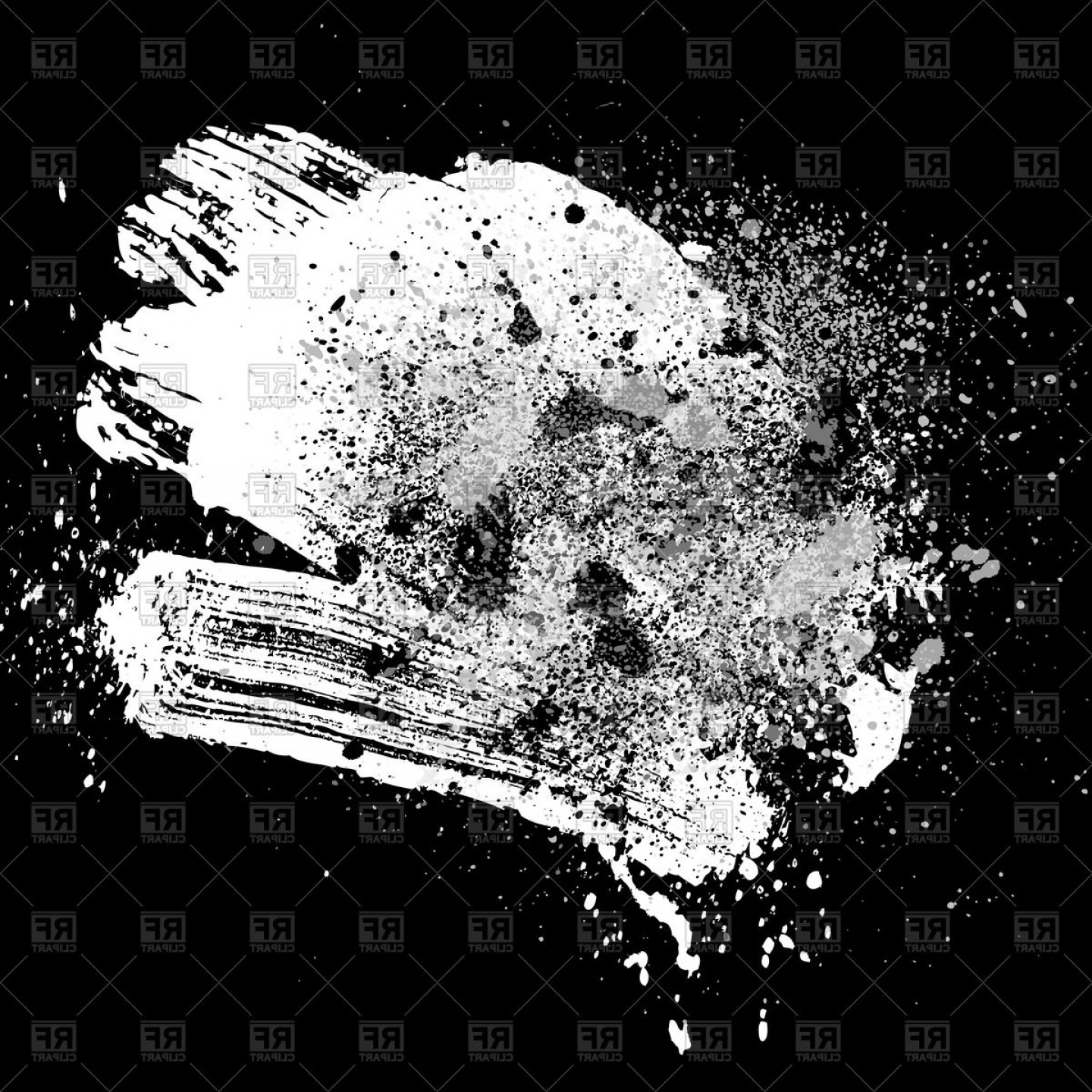 Paint Smear Vector at Vectorified.com | Collection of Paint Smear ...