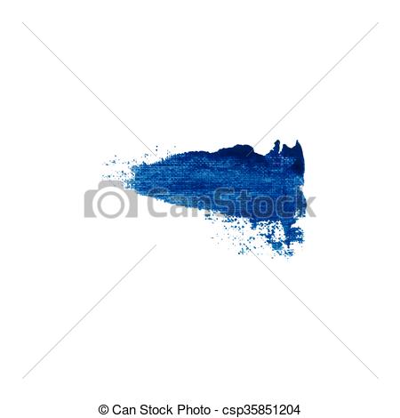 450x470 Blue Color Paint Smear Vector Brush Stroke Varnish Splash