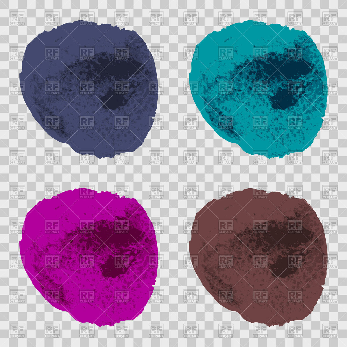 Colorful Paint Round Smear Stroke Stain On Transparent Gray 1200x1200 Colorful Paint Round Smear Stroke Stain On Transparent Gray