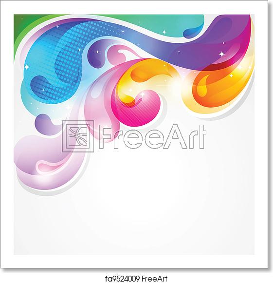 Free Art Print Of Abstract Colorful Paint Splash Vector Background 561x581 Free Art Print Of Abstract Colorful Paint Splash Vector Background