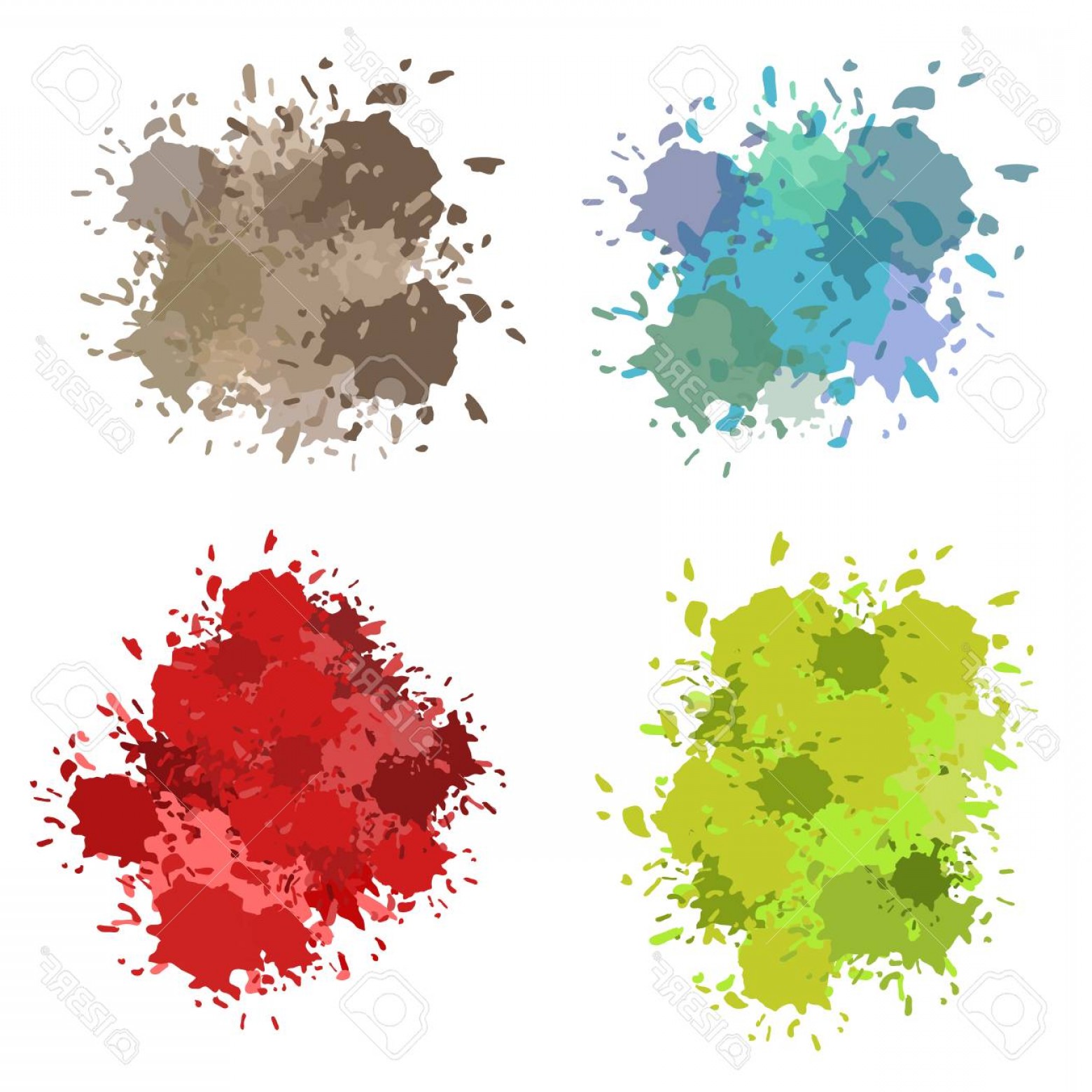 Paint Splash Vector At Vectorified Com Collection Of Paint