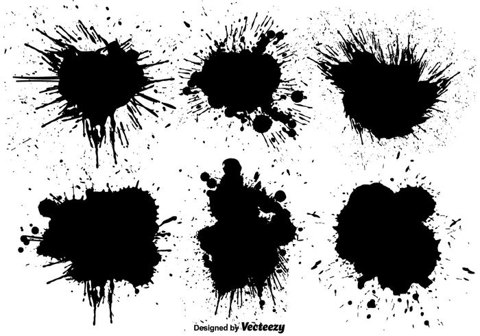 Graffiti Style Vector Paint Splatters 700x490 Graffiti Style Vector Paint Splatters