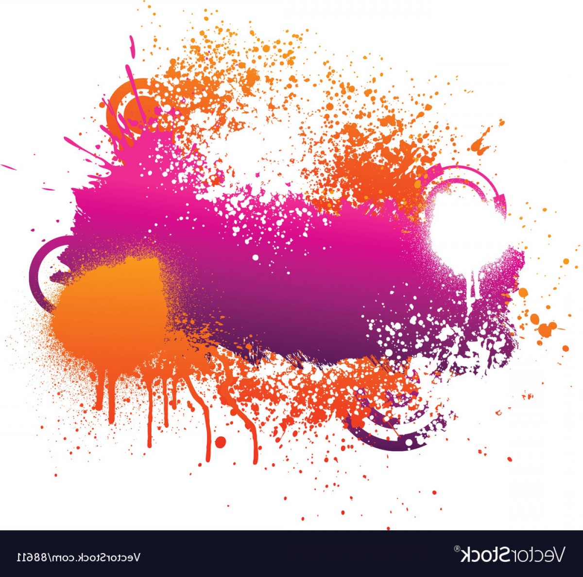 Paint Splatter Vector at Vectorified.com | Collection of Paint Splatter ...