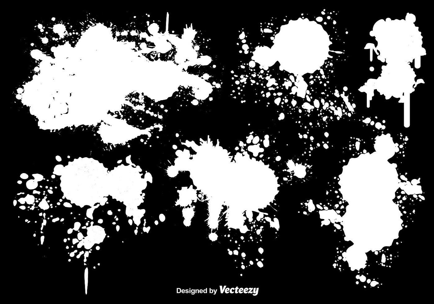 White Paint Splatter Vectors Spraypaint Effects In Paint 1400x980 White Paint Splatter Vectors Spraypaint Effects In Paint