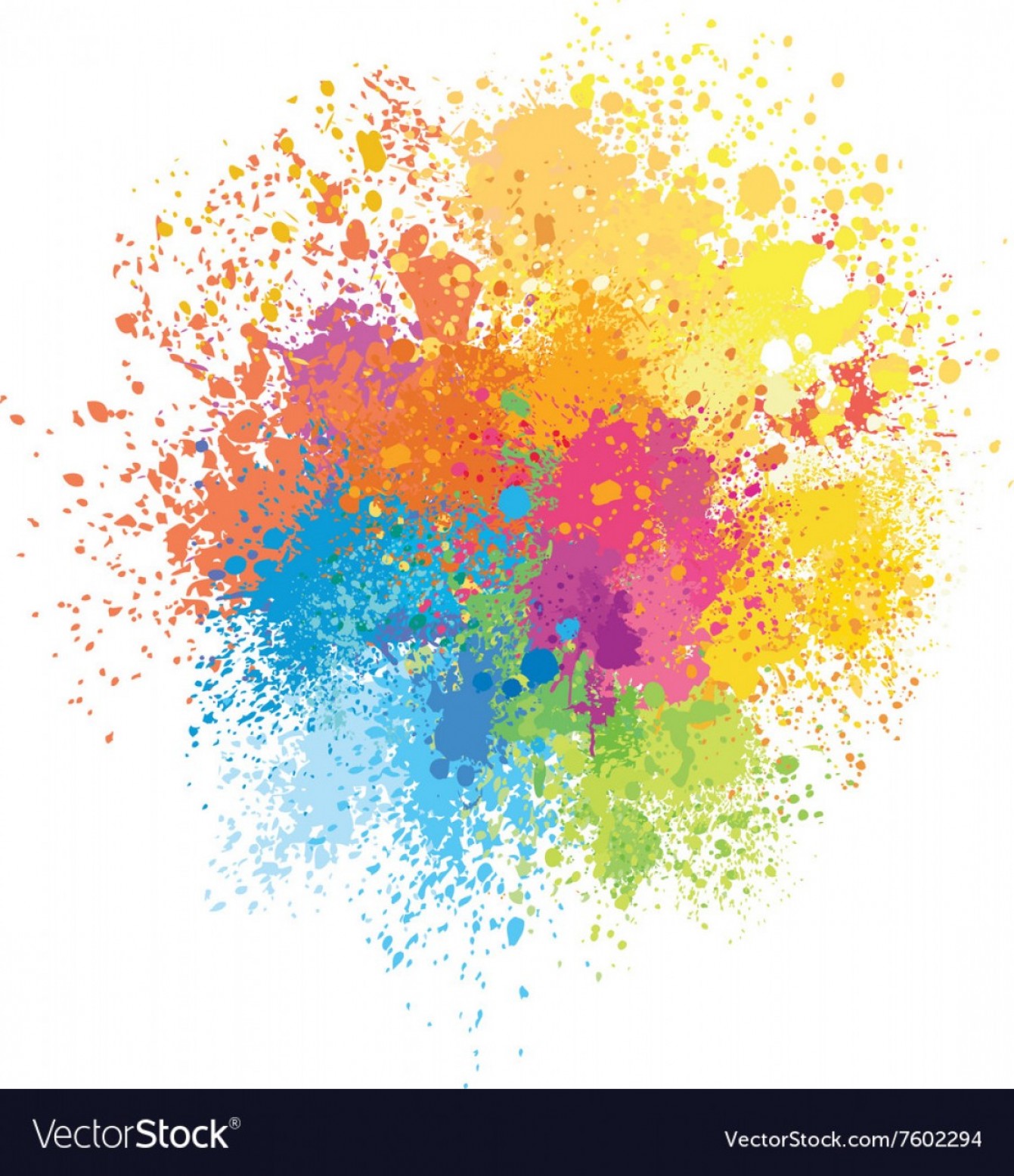 Color Background Of Paint Splashes Vector Handandbeak 1341x1555 Color Background Of Paint Splashes Vector Handandbeak