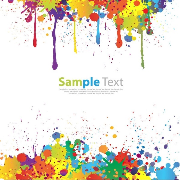 600x600 Colorful Paint Splat Vector Free Vector In Encapsulated Postscript