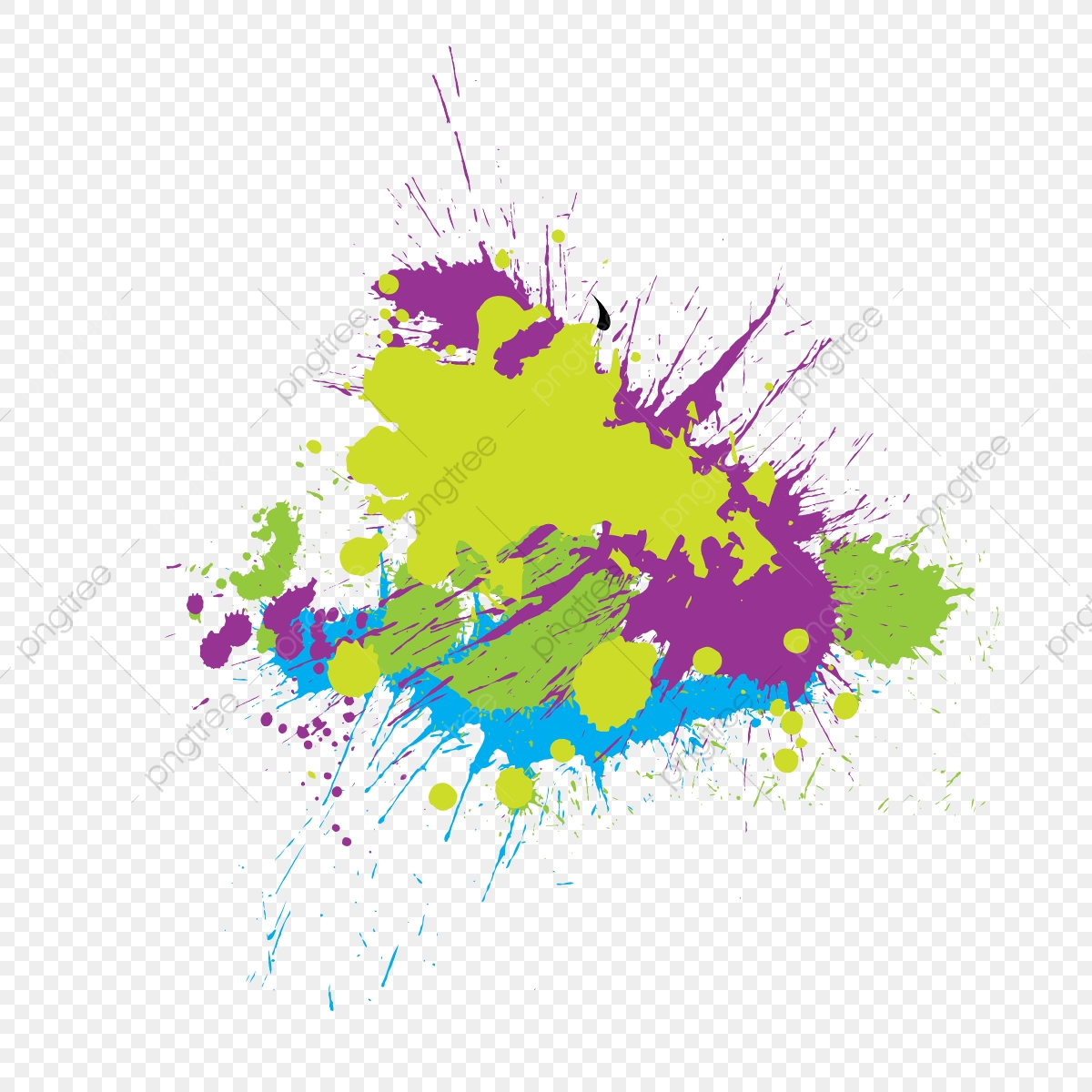 Paint Splatter Vector Free Download at Vectorified.com | Collection of