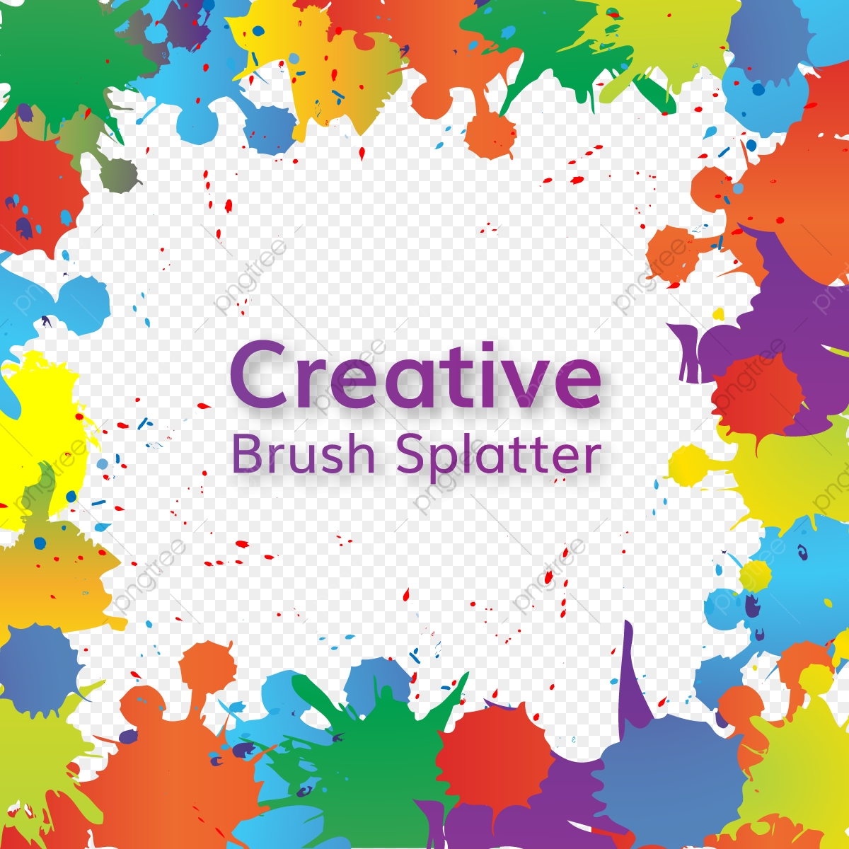 Paint Splatter Vector Free Download 6 