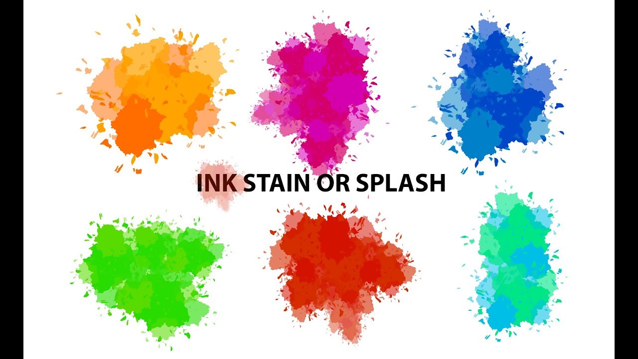Paint Splatter Vector Illustrator at Collection of