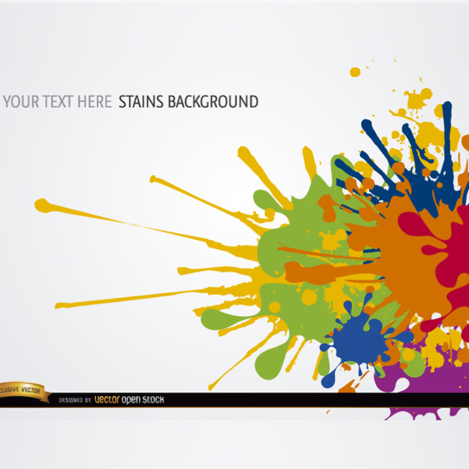936x936 Free Vector Colorful Paint Splatter Background Freevectors