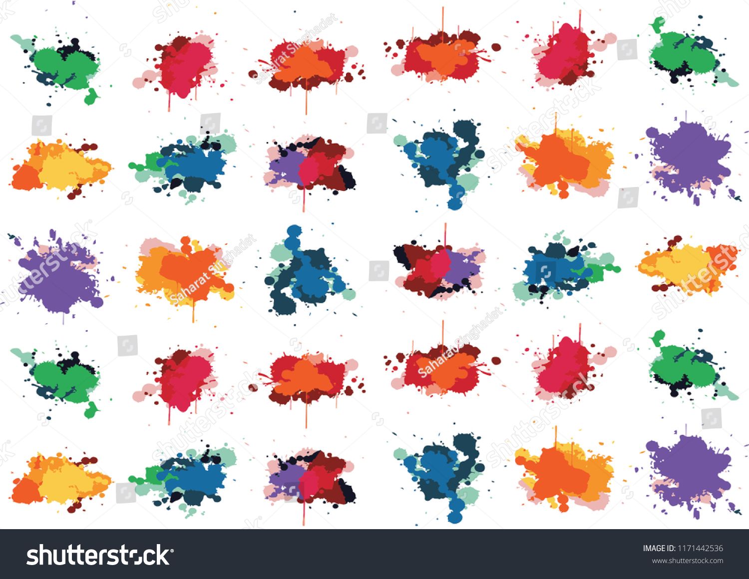 1500x1161 Paint Splatter Vectorpaint Splatter Vector Creative Resume