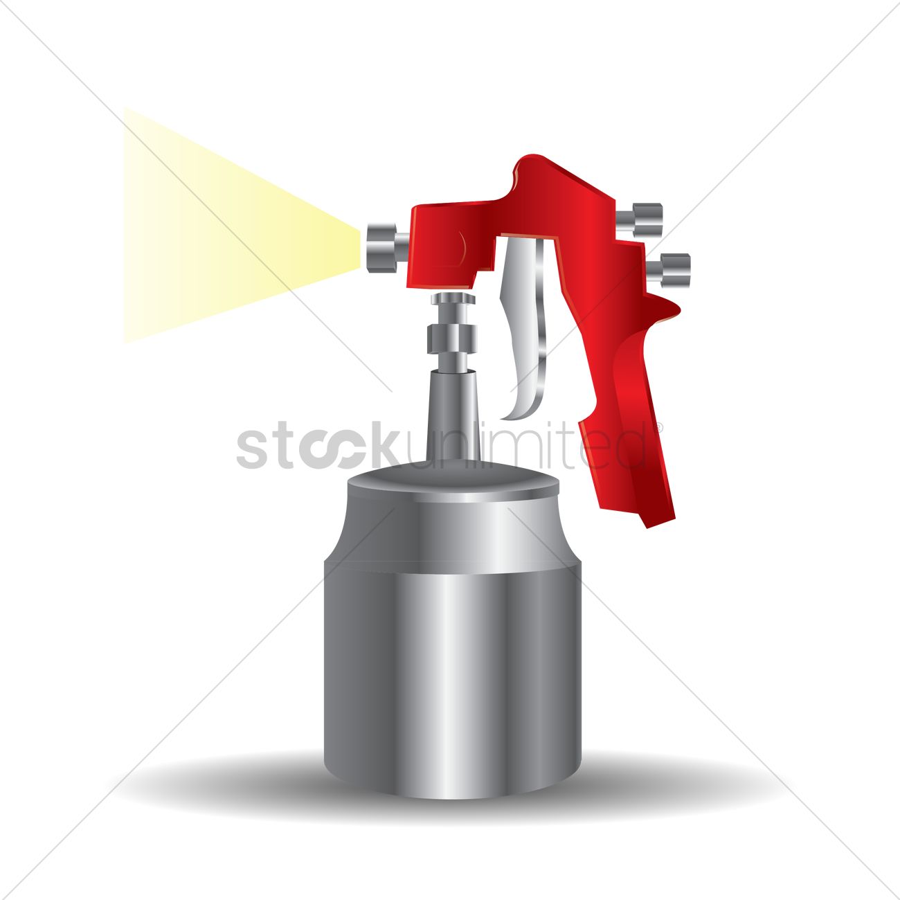 Free Paint Spray Gun Vector Image 1300x1300 Free Paint Spray Gun Vector Image