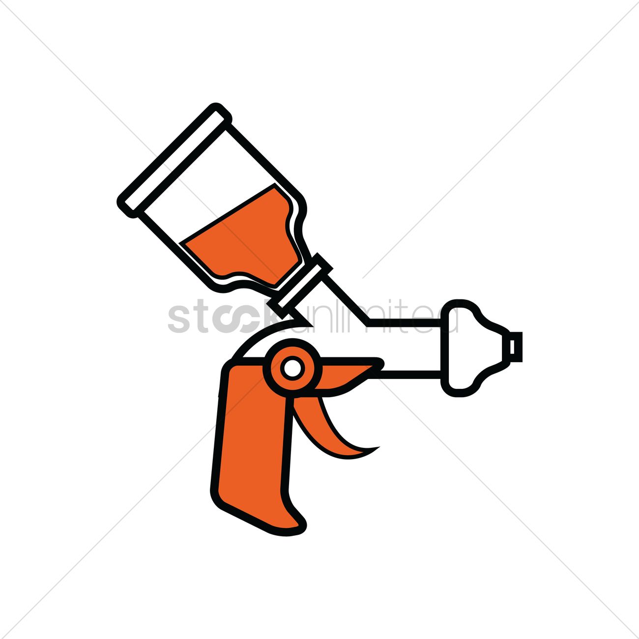 Free Paint Spray Gun Vector Image 1300x1300 Free Paint Spray Gun Vector Image