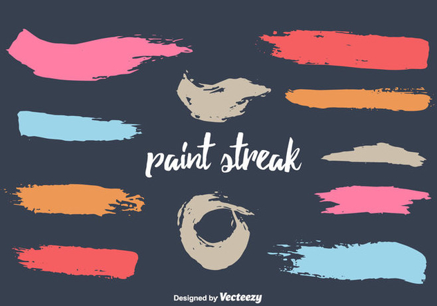 632x443 Free Paint Streak Vector Set Free Vector Download Cannypic