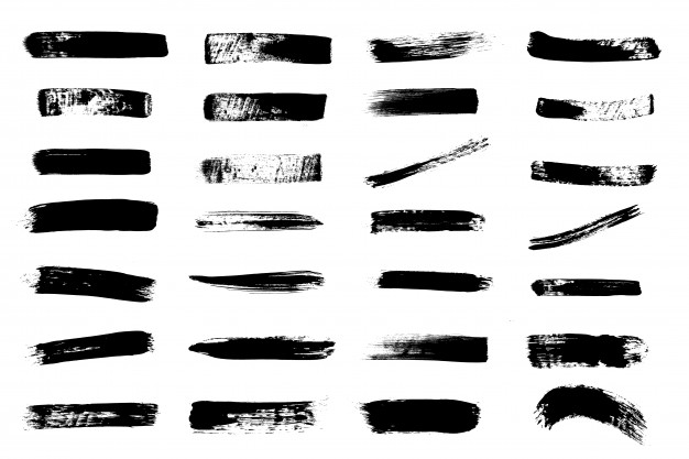 Grunge Hand Drawn Paint Brush Stripe Vector Black Ink Background 626x417 Grunge Hand Drawn Paint Brush Stripe Vector Black Ink Background