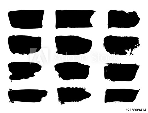 Vector Black Paint, Ink Brush Stroke, Brush, Line Or Texture 500x383 Vector Black Paint, Ink Brush Stroke, Brush, Line Or Texture