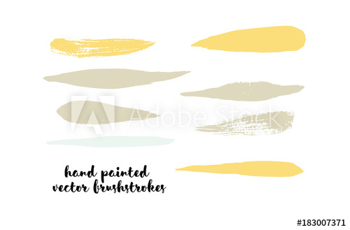 500x329 Graffiti Lines Hand Painted Blue Buttons, Turquoise Highlights