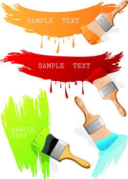 263x368 Paint Swatch Vector Art Free Vector Download