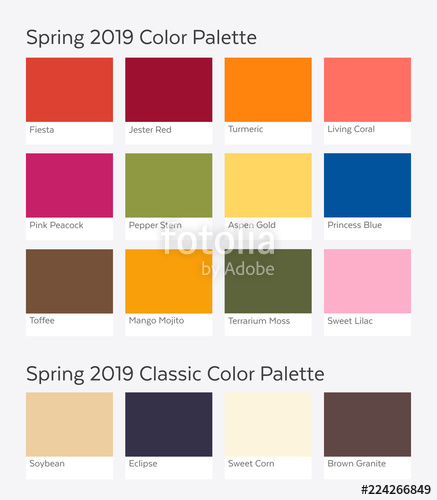 437x500 Spring Summer Color Palette Example Future Color Trend
