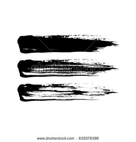 450x470 Paint Brush Stroke Clipart Black And White
