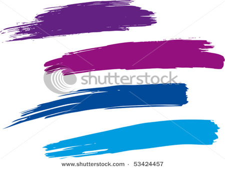 450x339 Paint Strokes Vector Free Images
