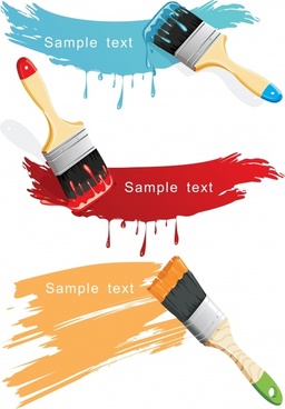 256x368 Paint Brush Free Vector Download